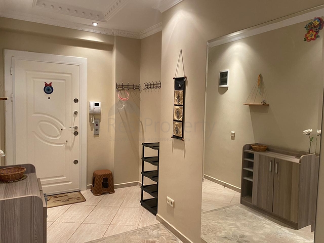 Furnished 2+1 apartment in a residential area of Alanya