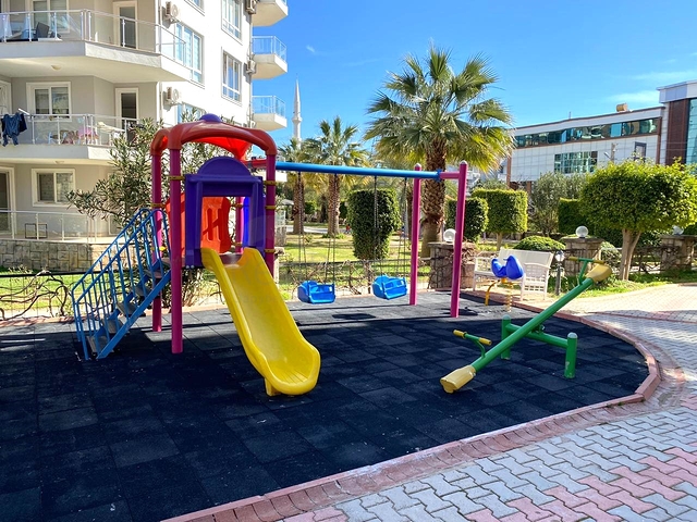 Furnished 2+1 apartment in a residential area of Alanya