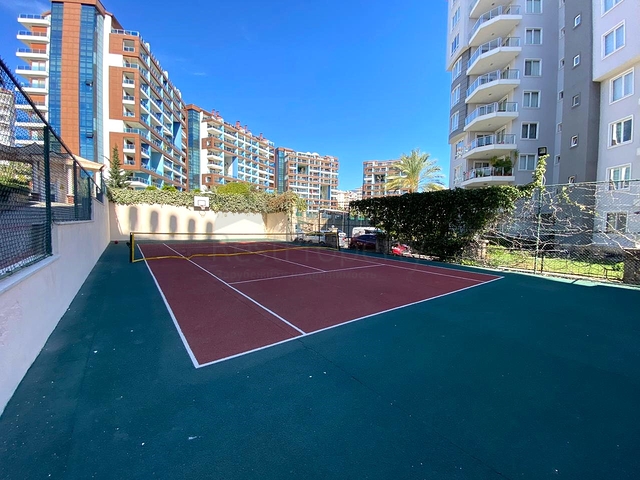 Furnished 2+1 apartment in a residential area of Alanya