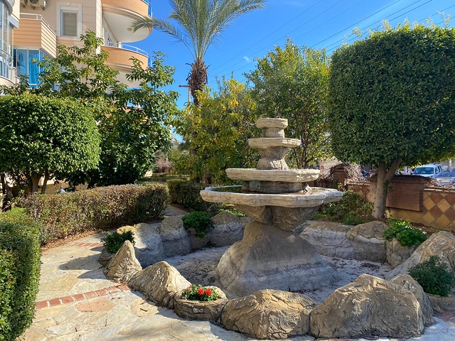 Furnished 2+1 apartment in a residential area of Alanya