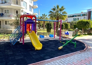 Furnished 2+1 apartment in a residential area of Alanya