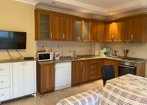 Furnished 2+1 apartment in a residential area of Alanya