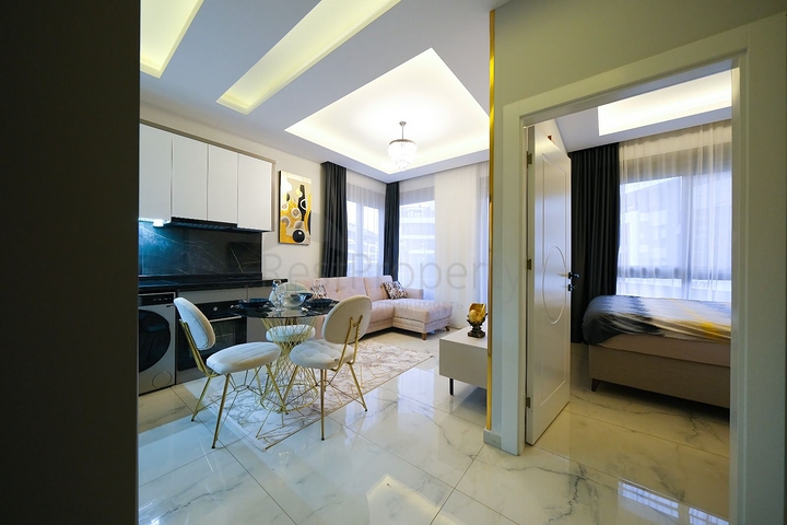 Furnished 1+1 apartment in Oba district