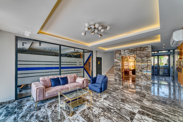 Furnished 1+1 apartment in Oba district