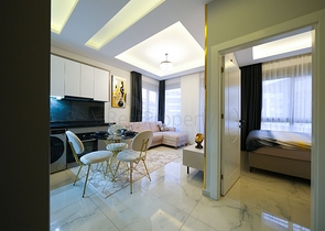 Furnished 1+1 apartment in Oba district