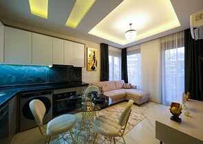 Furnished 1+1 apartment in Oba district