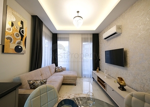 Furnished 1+1 apartment in Oba district