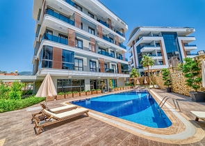 Furnished 1+1 apartment in Oba district