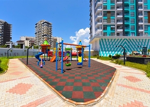 1+1 apartment in a new building in Mahmutlar district