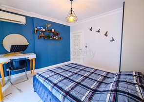 Furnished spacious apartment in a complex with sea and mountain views