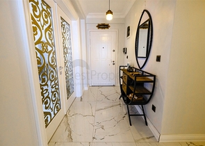 Furnished spacious apartment in a complex with sea and mountain views