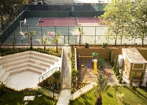 3+1 apartment in a complex on the first line