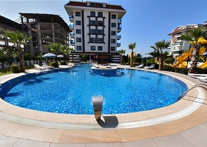 Apartment 2+1 on the first line in Kestel district