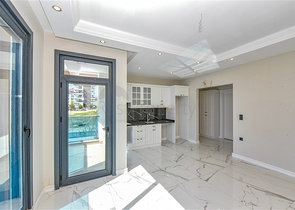 Apartment 2+1 on the first line in Kestel district