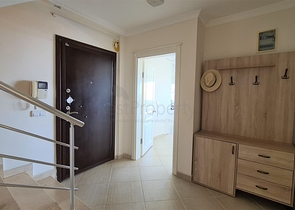 4+1 penthouse with sea view in the very center of Alanya