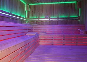 Spacious two-bedroom apartment with a large balcony and sea view