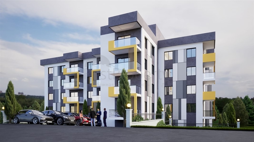 Residential complex under construction in Koca Gasanli district