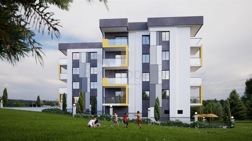 Residential complex under construction in Koca Gasanli district