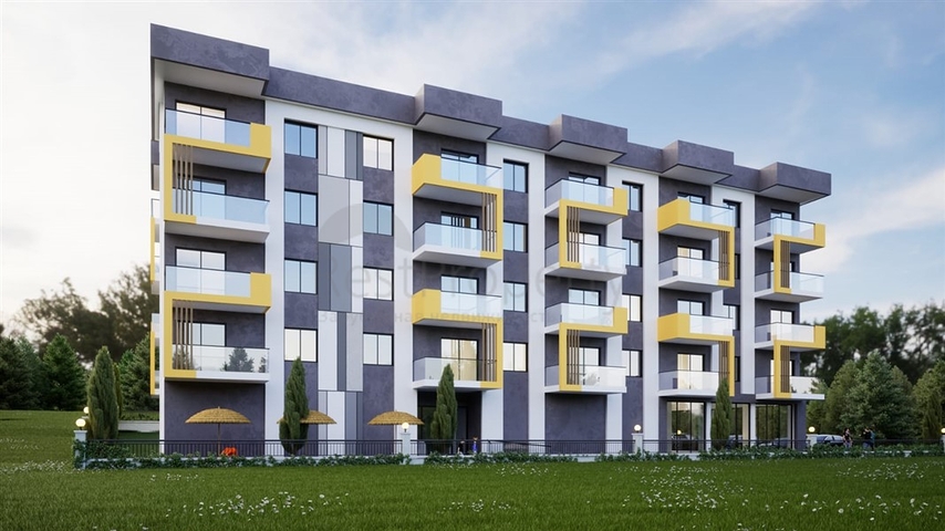 Residential complex under construction in Koca Gasanli district