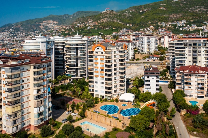 4+1 penthouse with sea view in Cikcilli