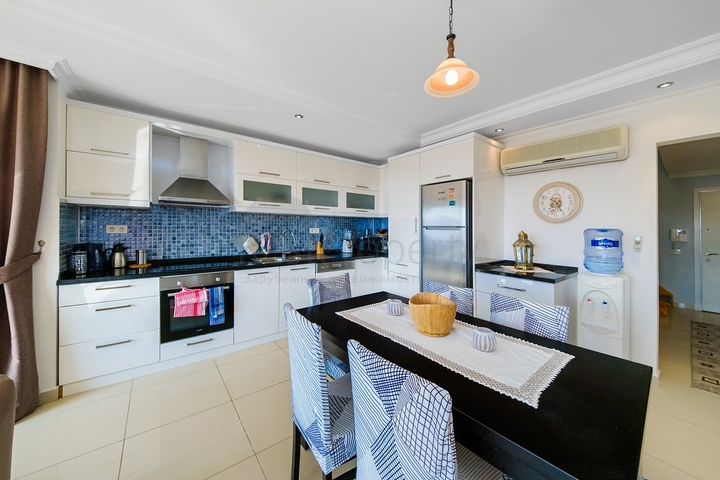 4+1 penthouse with sea view in Cikcilli