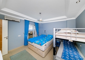 4+1 penthouse with sea view in Cikcilli