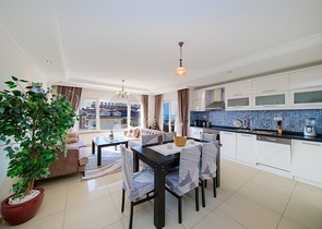 4+1 penthouse with sea view in Cikcilli