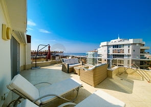 4+1 penthouse with sea view in Cikcilli