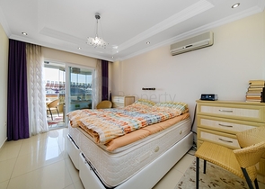 4+1 penthouse with sea view in Cikcilli