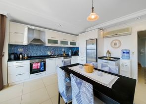 4+1 penthouse with sea view in Cikcilli