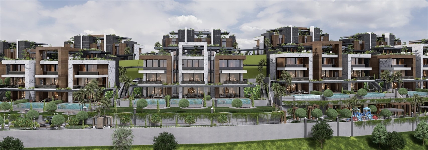 New large-scale villa project in Kargicak district New large-scale villa project in Kargicak district