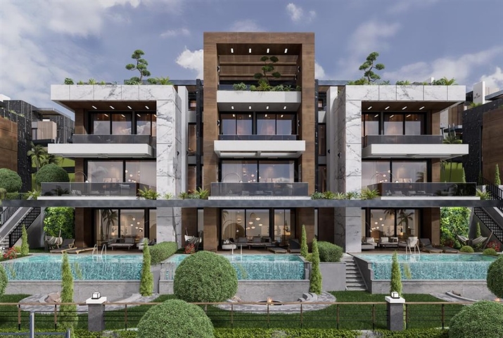 New large-scale villa project in Kargicak district New large-scale villa project in Kargicak district