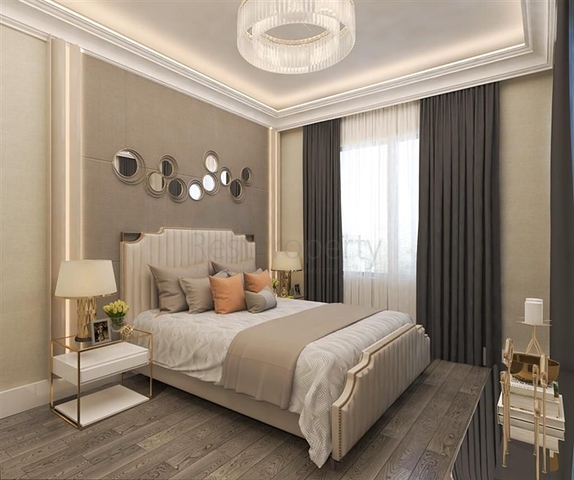 2+1 penthouse with sea view in the center of Alanya