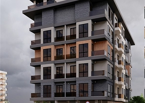 2+1 penthouse with sea view in the center of Alanya