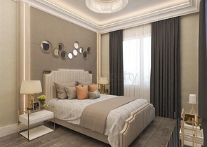 2+1 penthouse with sea view in the center of Alanya