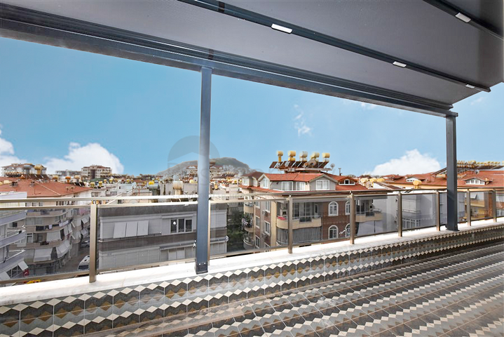 3+1 apartment with separate kitchen in the center of Alanya