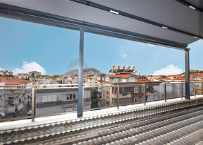 3+1 apartment with separate kitchen in the center of Alanya