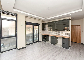 3+1 apartment with separate kitchen in the center of Alanya