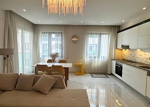 1+1 apartment in a residential complex from a famous Turkish developer