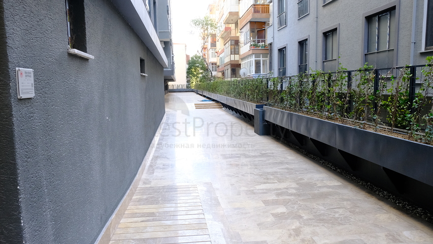 2+1 apartment in a new residential complex 2 minutes from the metro.