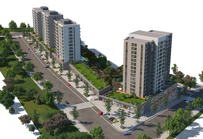 A modern premium project in the historical center of the city.