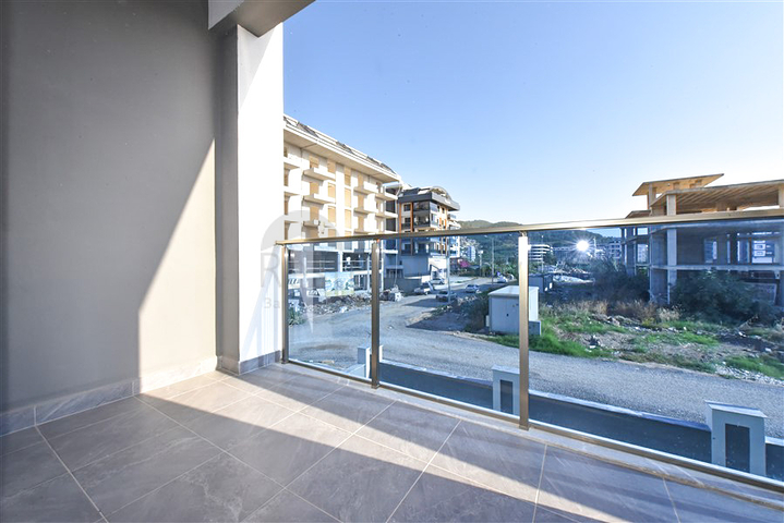 1+1 apartment for rent in a new complex in Kargicak district