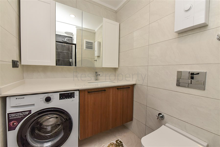 1+1 apartment for rent in a new complex in Kargicak district