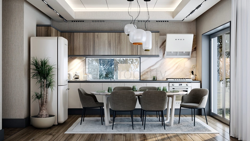 An investment project with a magnificent view of the sea and the city of Bodrum