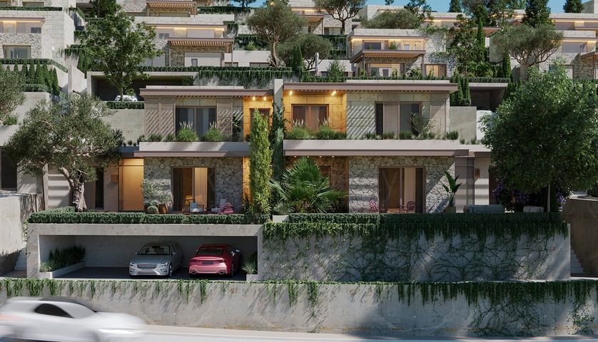 An investment project with a magnificent view of the sea and the city of Bodrum