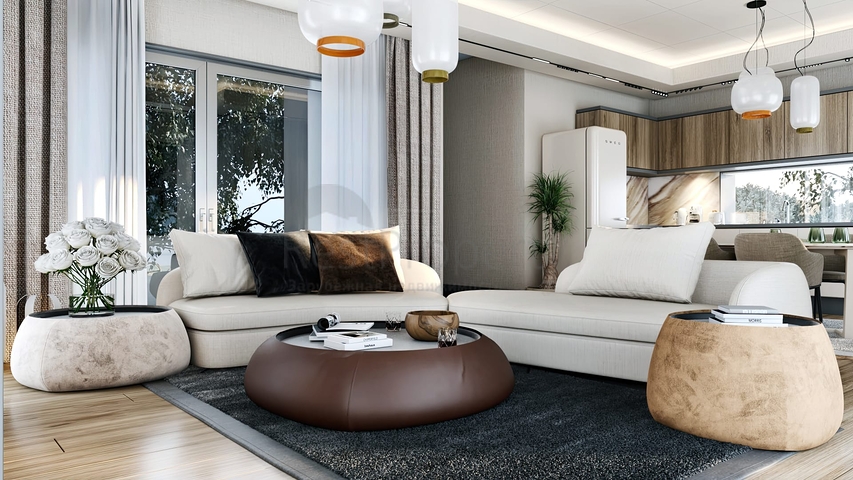 An investment project with a magnificent view of the sea and the city of Bodrum