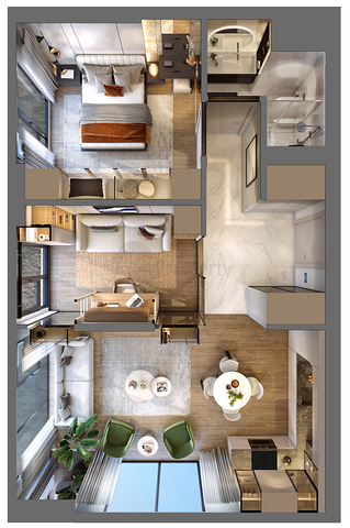 The project is located with developed transport links within the historical city walls