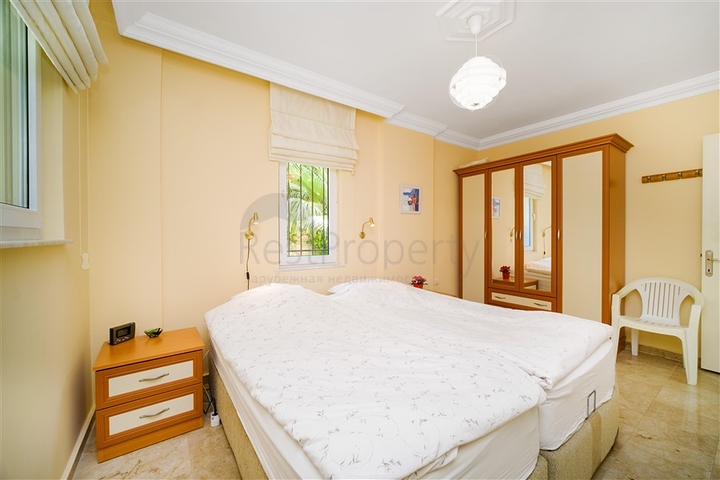 A 2+1 apartment with the best view characteristics in Alanya.