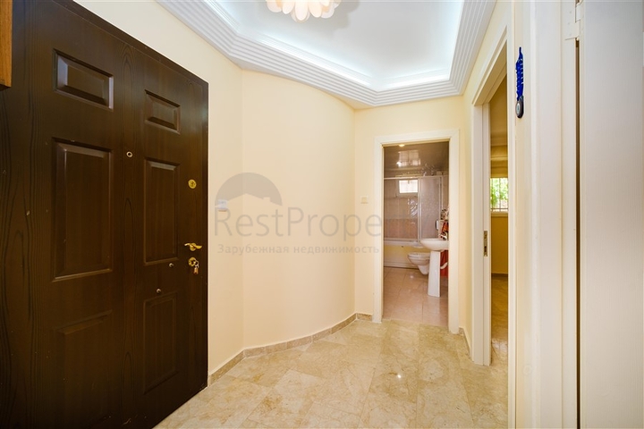 A 2+1 apartment with the best view characteristics in Alanya.