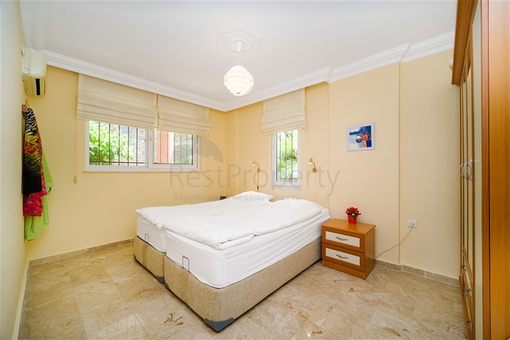 A 2+1 apartment with the best view characteristics in Alanya.